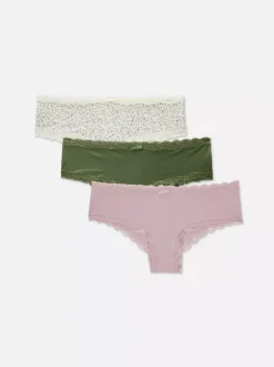 Damskie Primark Majtki Damskie<Koronkowe figi biodrówki, 3 pary