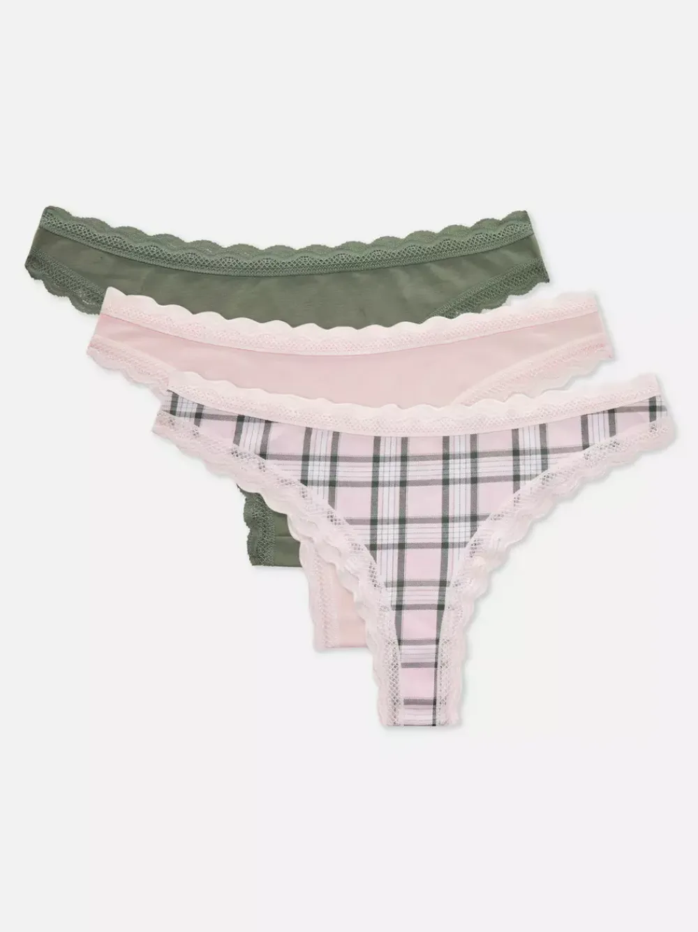Damskie Primark Majtki Damskie<Koronkowe figi brazylijskie, 3 pary