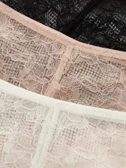 Damskie Primark Majtki Damskie<Koronkowe figi brazylijskie, 3 szt.