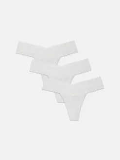 Damskie Primark Majtki Damskie<Koronkowe stringi, 3 pary