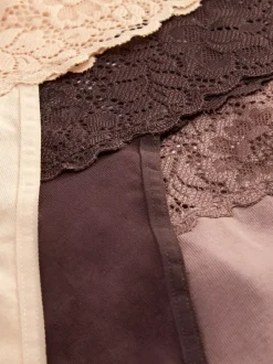 Damskie Primark Majtki Damskie<Koronkowe stringi typu bandeau, 3 pary