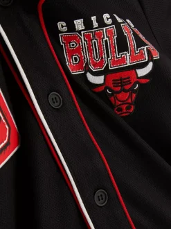 Dzieci Primark Topy I T-Shirty<Koszula bejsbolowa z motywem NBA Chicago Bulls