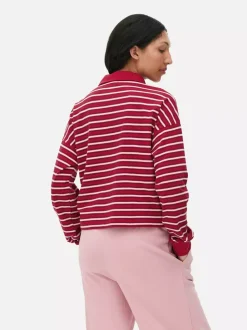 Primark Topy I T-Shirty<Koszula rugby w paski z długim rękawem