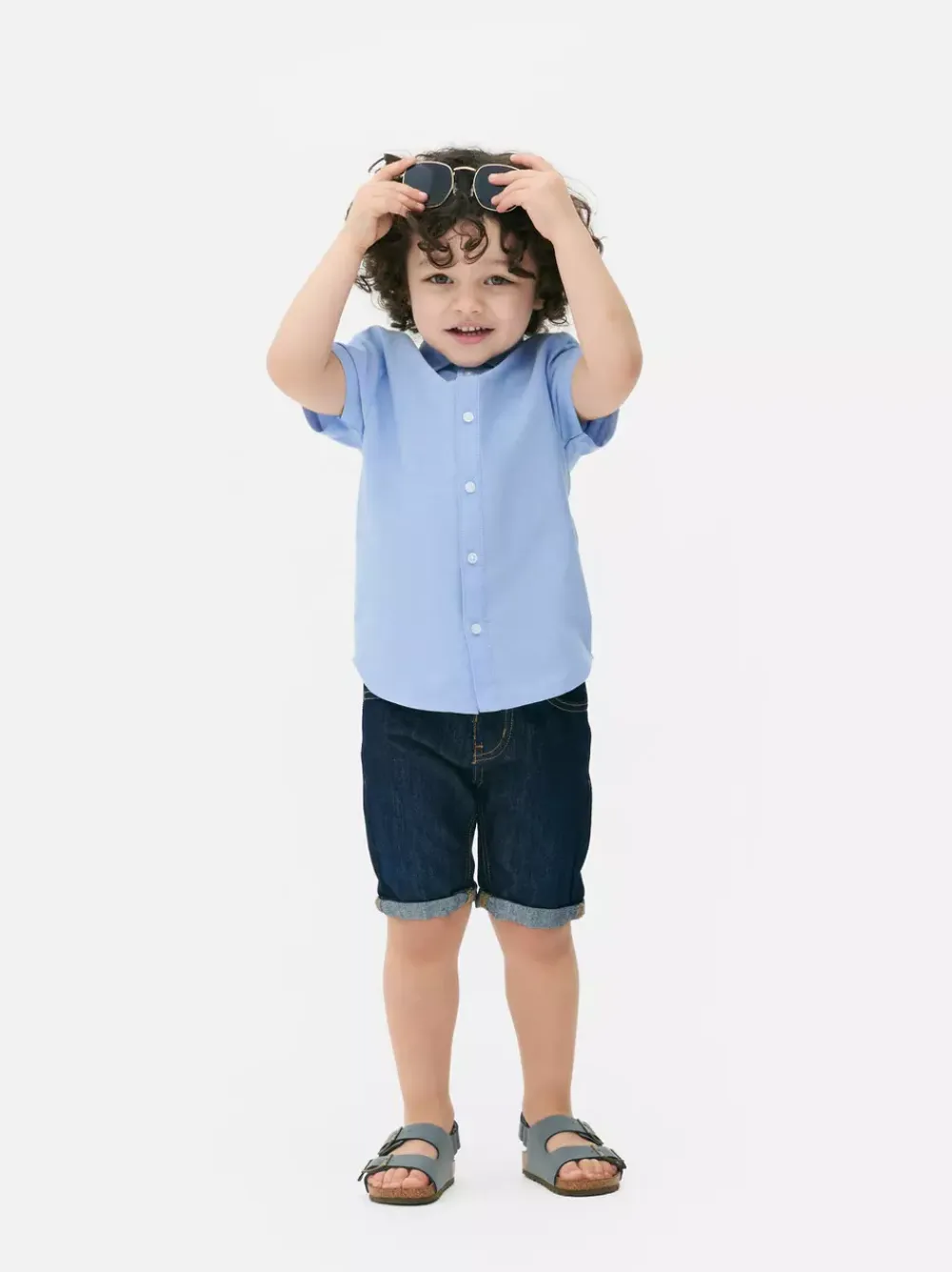 Dzieci Primark Koszule|Topy I T-Shirty<Koszula typu oksford z krótkim rękawem