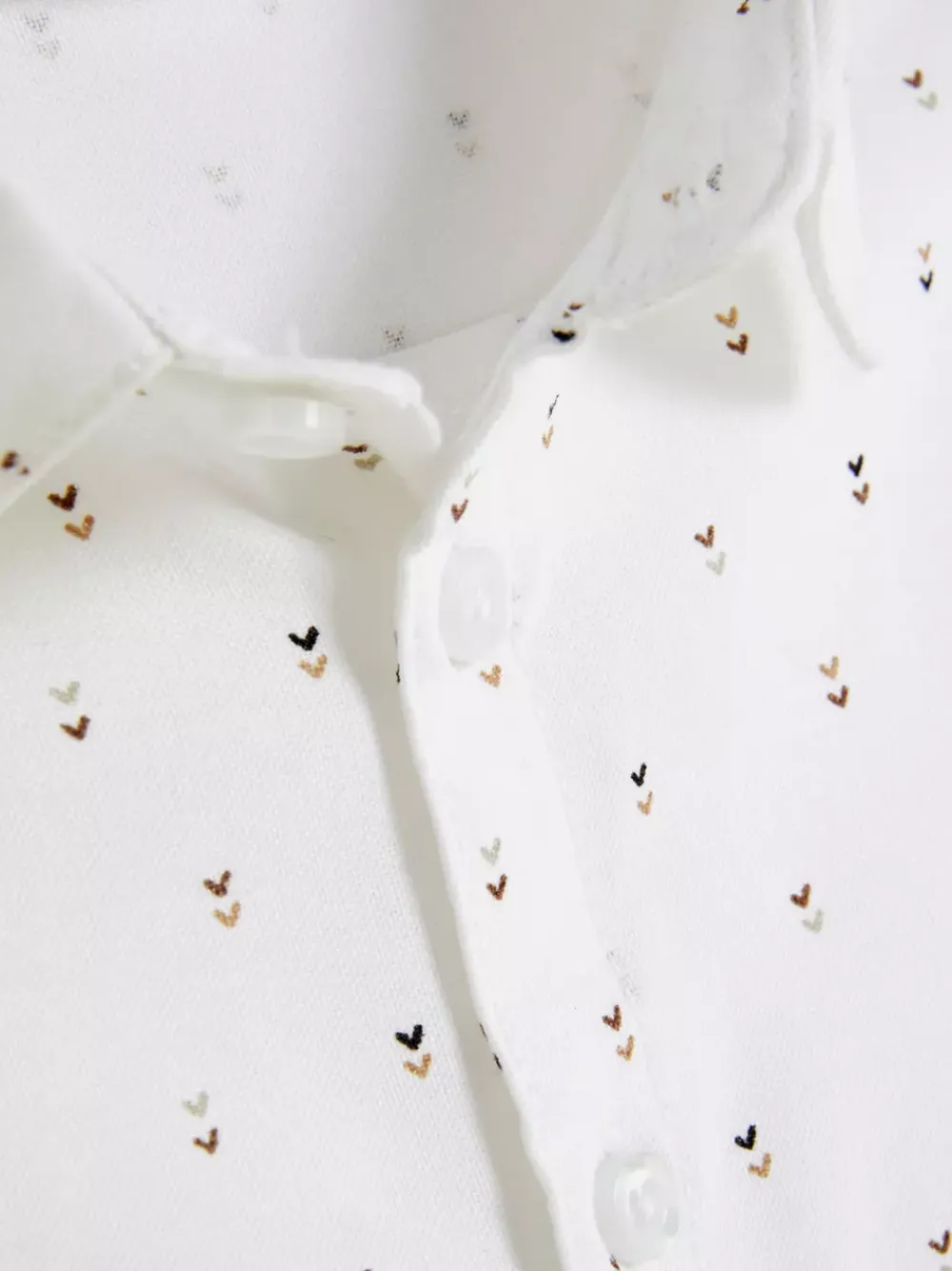 Primark Topy I T-Shirty<Koszula typu oxford w serca z krótkim rękawem