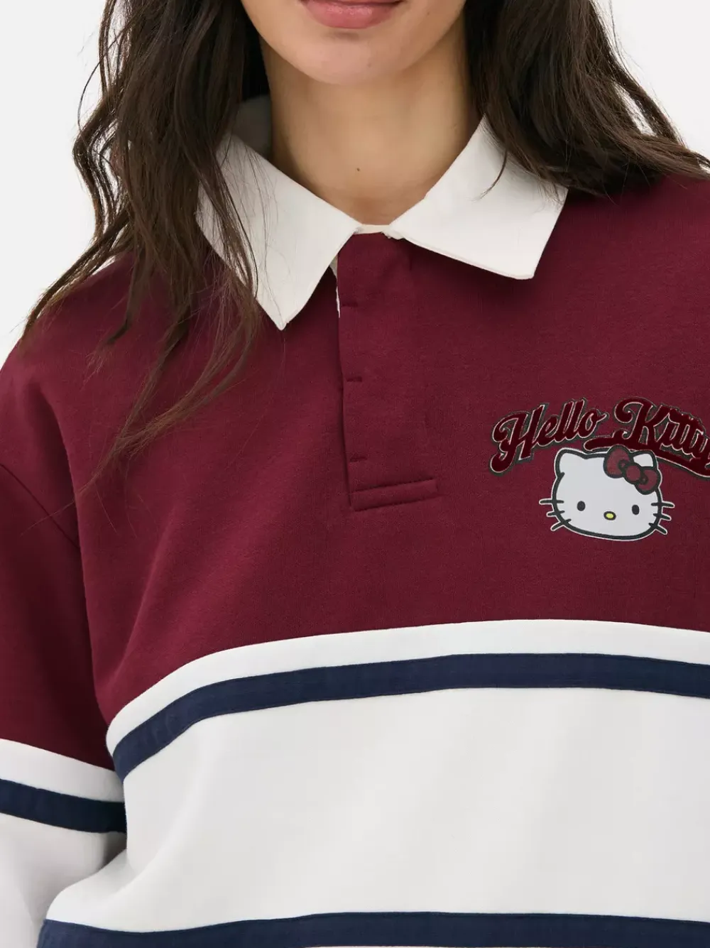 Primark Topy I T-Shirty<Koszula w stylu rugby z motywem Hello Kitty