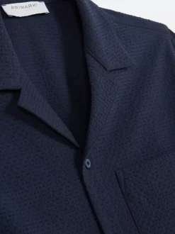 Primark Garnitury I Eleganckie Ubrania|Koszule<Koszula zapinana na guziki z tkaniny seersucker Kem