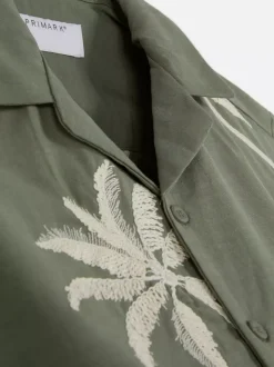 Primark Koszule<Koszula z haftowaną palmą