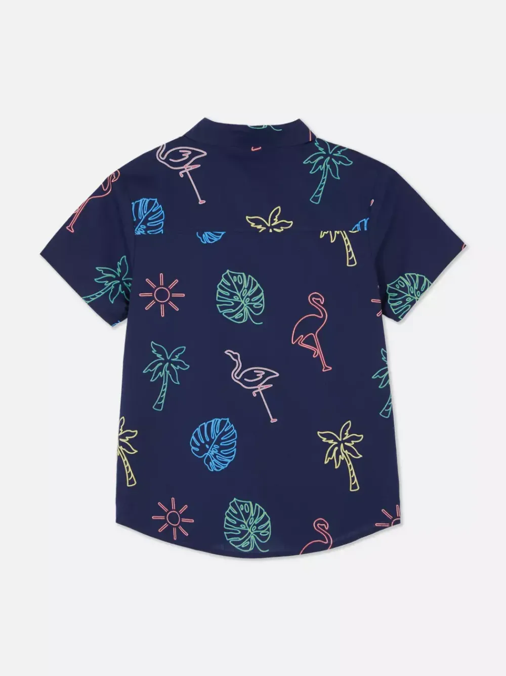 Dzieci Primark Koszule|Topy I T-Shirty<Koszula z krótkim rękawem i neonowym wzorem