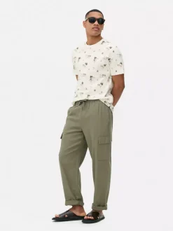 Primark Topy I T-Shirty<Koszula z krótkim rękawem i wzorem w palmy