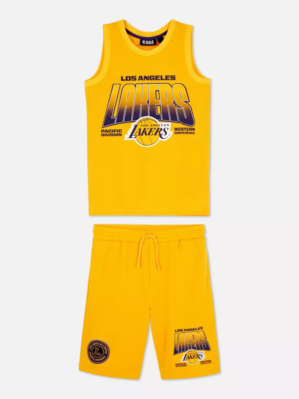 Dzieci Primark Komplety I Gotowe Stroje<Koszulka bez rękawów i szorty NBA LA Lakers, zestaw