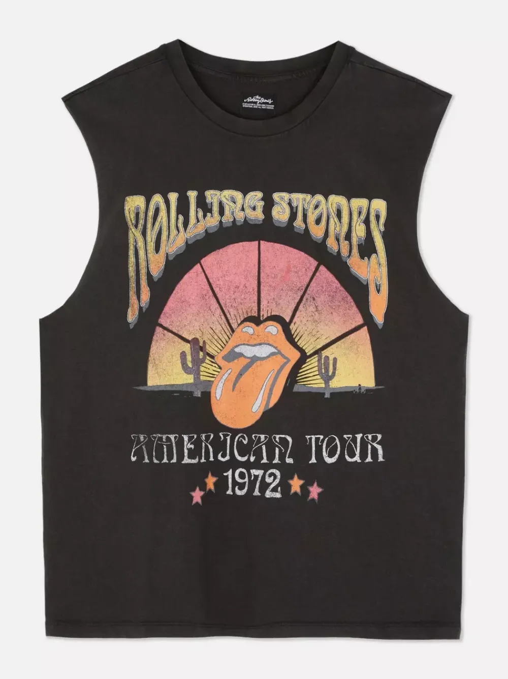 Primark Topy I T-Shirty<Koszulka bez rękawów z motywem Rolling Stones