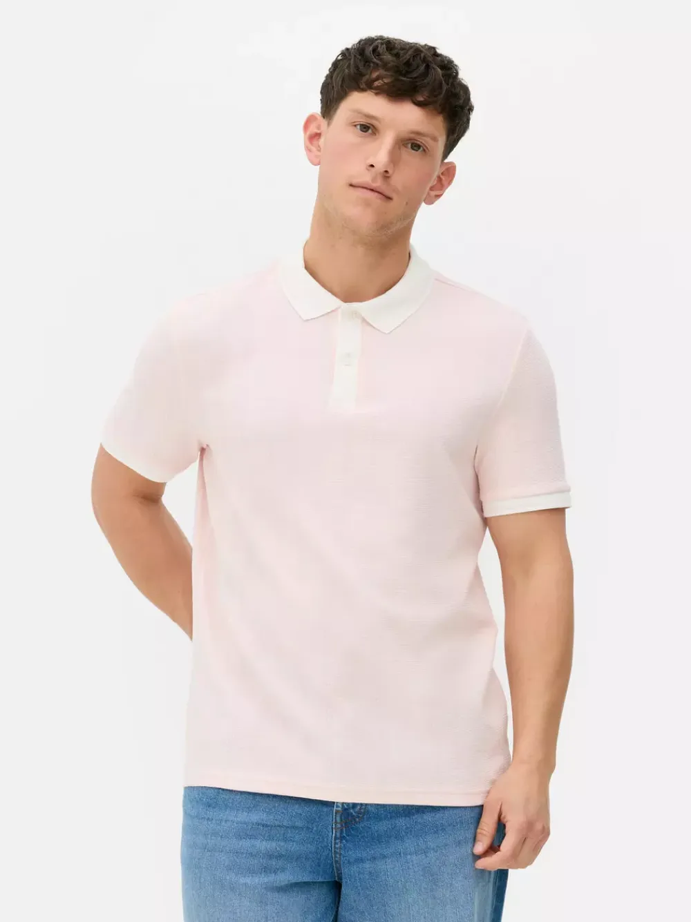 Primark Garnitury I Eleganckie Ubrania|Topy I T-Shirty<Koszulka polo o wysokiej zawartości bawełny