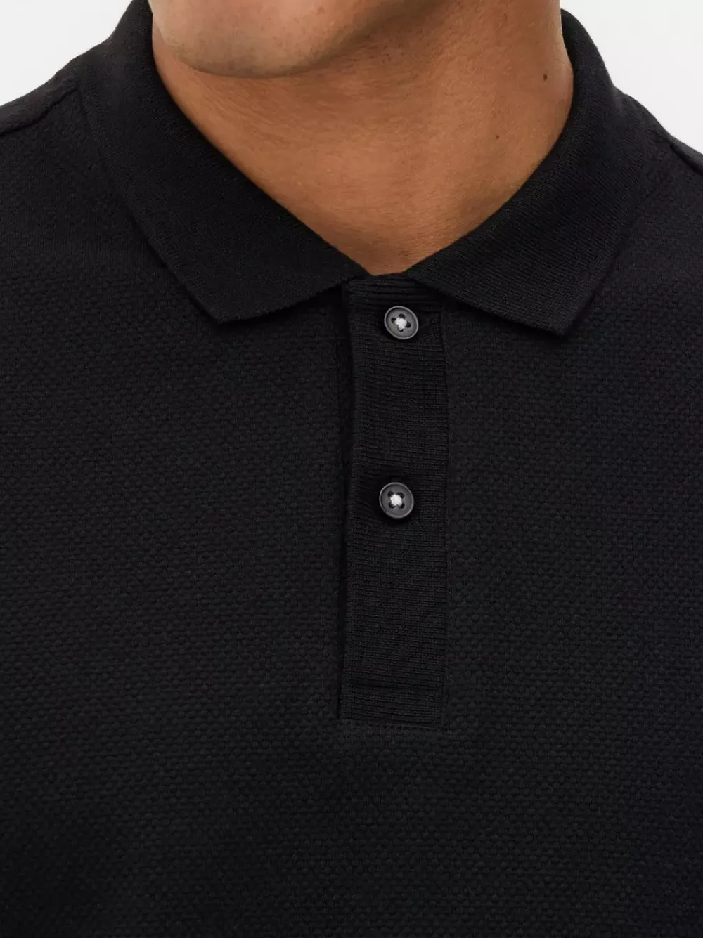 Primark Garnitury I Eleganckie Ubrania|Topy I T-Shirty<Koszulka polo z fakturą plastra miodu