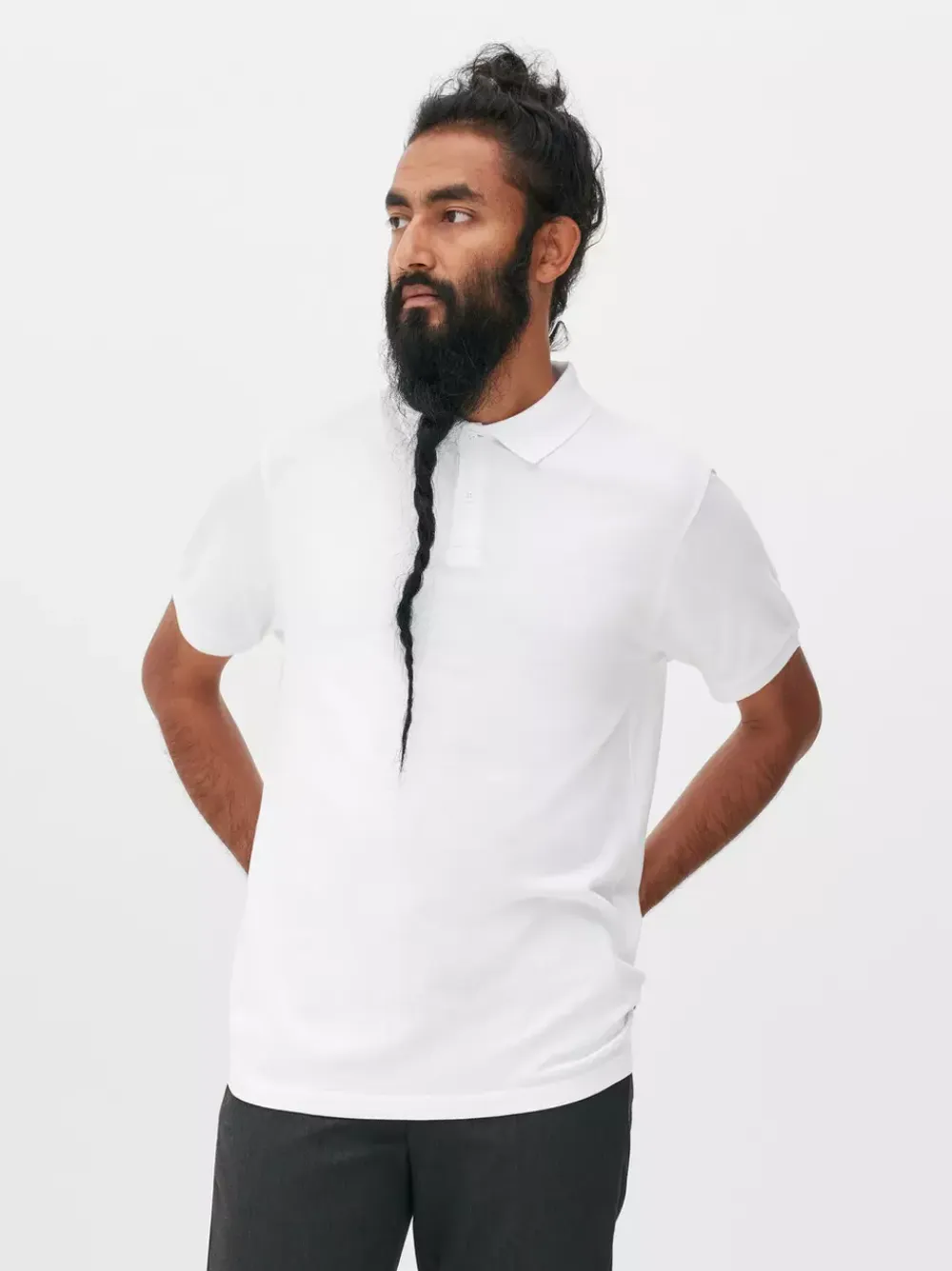 Primark Garnitury I Eleganckie Ubrania|Topy I T-Shirty<Koszulka polo z krótkim rękawem