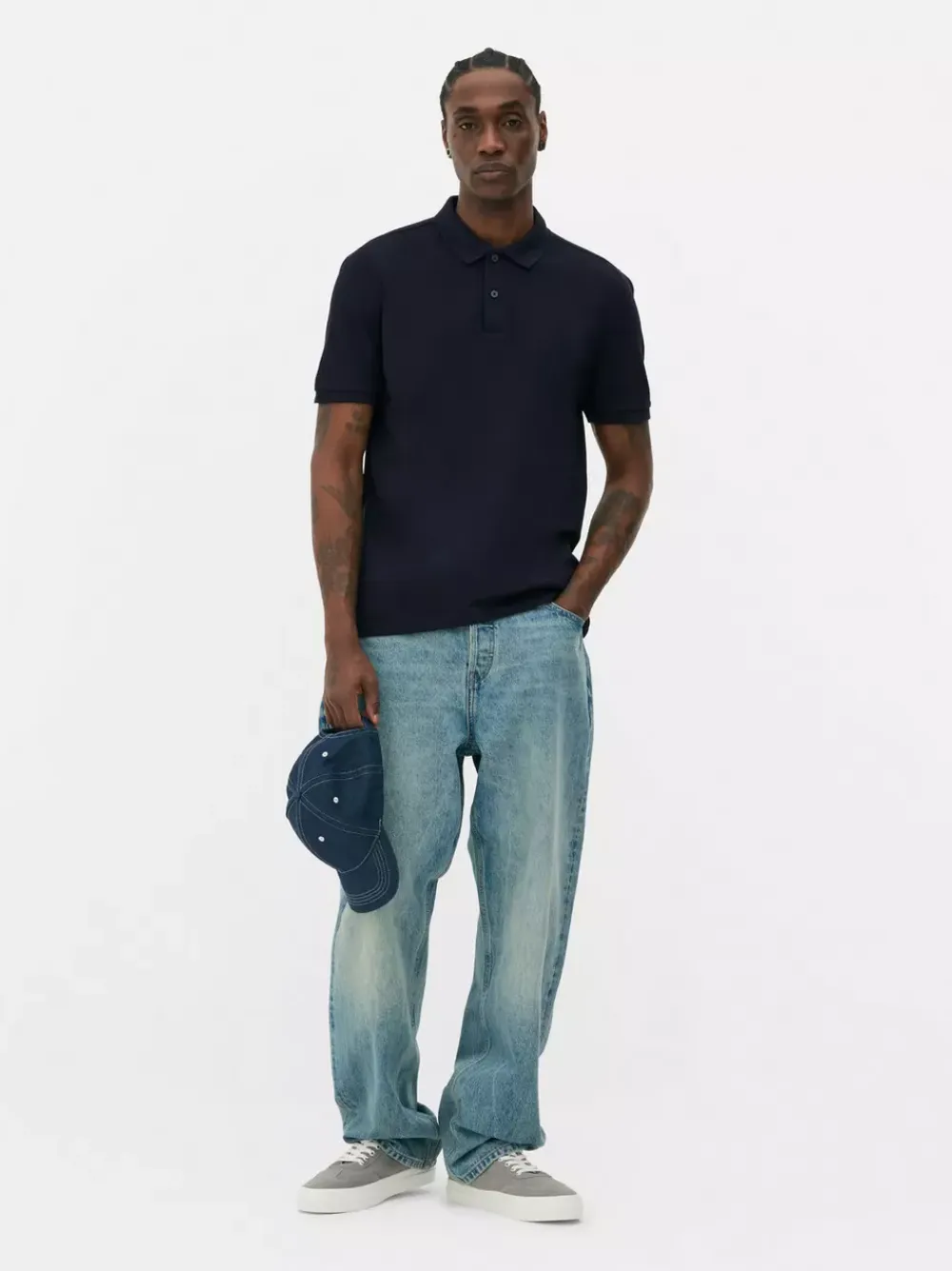 Primark Garnitury I Eleganckie Ubrania|Topy I T-Shirty<Koszulka polo z krótkim rękawem