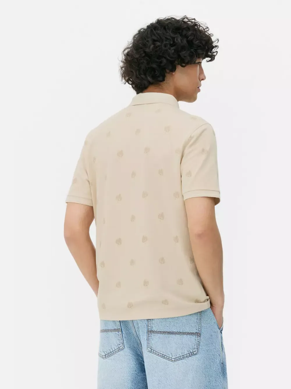 Primark Garnitury I Eleganckie Ubrania|Topy I T-Shirty<Koszulka polo z nadrukiem