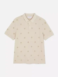 Primark Garnitury I Eleganckie Ubrania|Topy I T-Shirty<Koszulka polo z nadrukiem