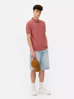 Primark Topy I T-Shirty|Garnitury I Eleganckie Ubrania<Koszulka polo z piki z krótkim rękawem