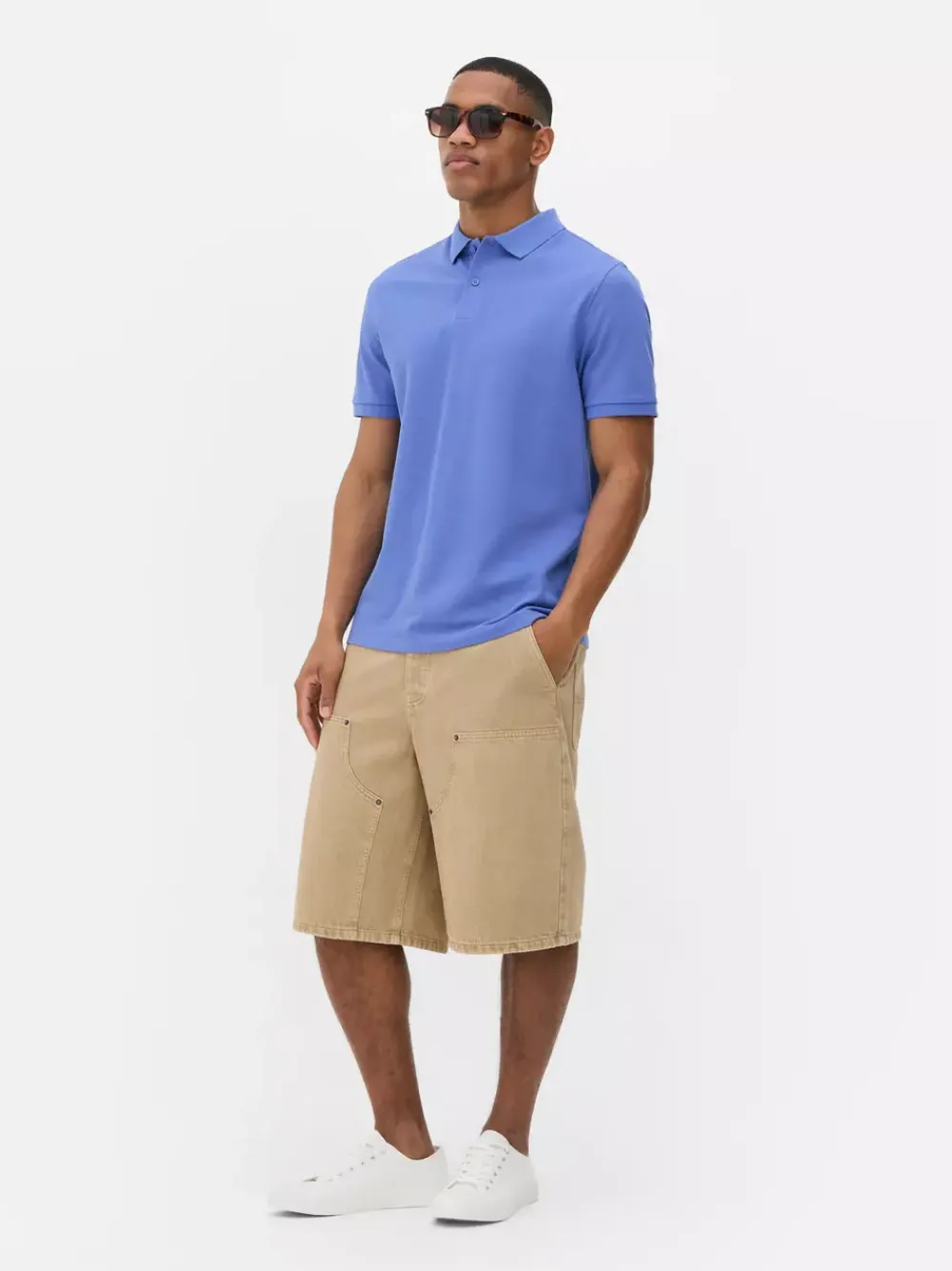 Primark Garnitury I Eleganckie Ubrania|Topy I T-Shirty<Koszulka polo z piki z krótkim rękawem