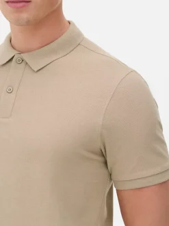 Primark Garnitury I Eleganckie Ubrania|Topy I T-Shirty<Koszulka polo z piki z krótkim rękawem