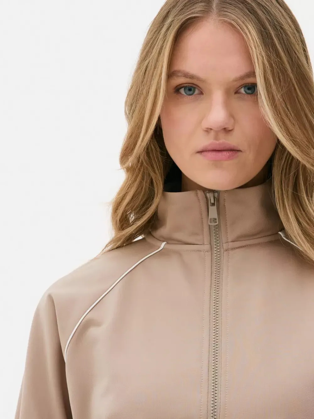 Primark Odzież Domowa I Na Siłownię|Bluzy<Koszulka sportowa z zapięciem na zamek