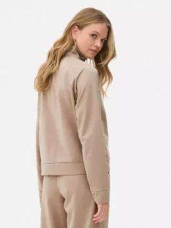 Primark Odzież Domowa I Na Siłownię|Bluzy<Koszulka sportowa z zapięciem na zamek