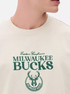 Primark Topy I T-Shirty|Topy I T-Shirty<Koszulka z motywem drużyny NBA Milwaukee Bucks