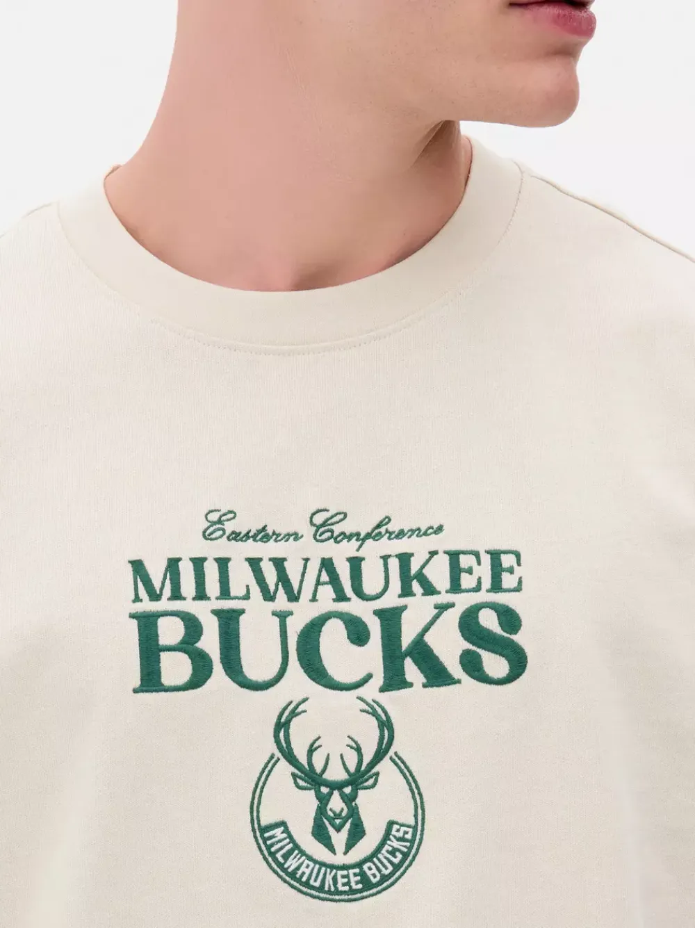 Primark Topy I T-Shirty|Topy I T-Shirty<Koszulka z motywem drużyny NBA Milwaukee Bucks