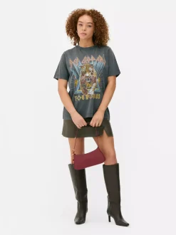 Primark Topy I T-Shirty<Koszulka z motywem zespołu Def Leppard