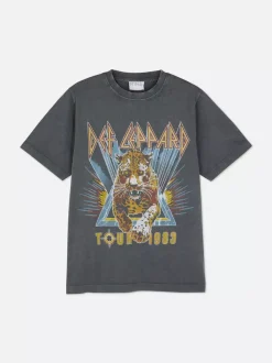 Primark Topy I T-Shirty<Koszulka z motywem zespołu Def Leppard