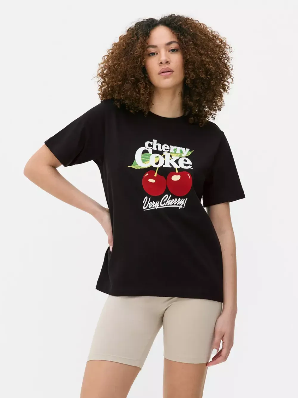 Primark Topy I T-Shirty<Koszulka z nadrukiem Cherry Coke