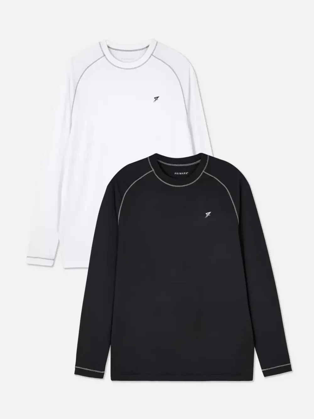 Primark Odzież Sportowa I Domowa|Topy I T-Shirty<Koszulki sportowe z długim rękawem, 2 szt.