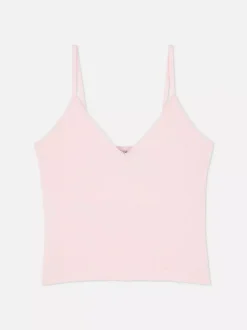 Primark Góry Od Piżamy<Krótka ażurowa koszulka na ramiączkach do spania