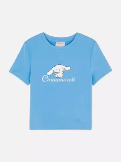 Primark Topy I T-Shirty<Krótka koszulka z Cinnamorollem z Hello Kitty