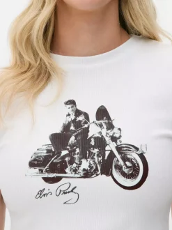 Primark Topy I T-Shirty<Krótka koszulka z motywem Elvisa