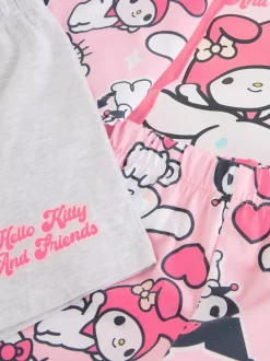 Dzieci Primark Piżamy I Bielizna Nocna<Krótka piżama z motywem Hello Kitty, 2 komplety