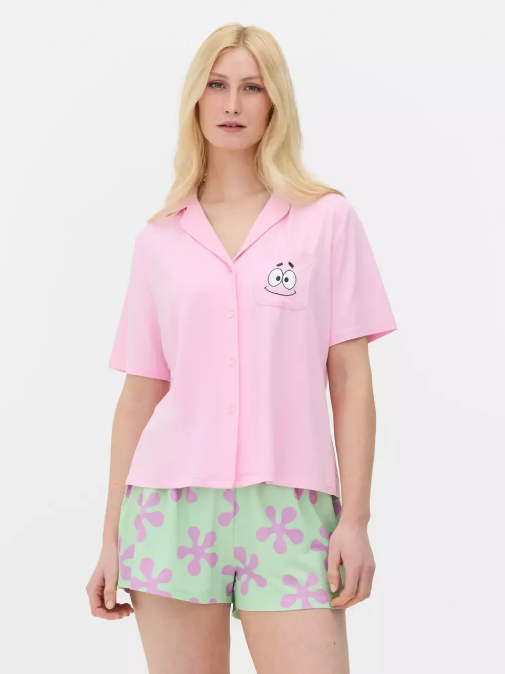 Primark Zestawy Piżamowe<Krótka piżama z motywem Spongeboba Kanciastoportego
