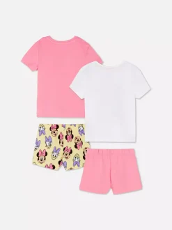 Dzieci Primark Piżamy I Bielizna Nocna<Krótka piżama z Myszką Minnie Disneya, 2 szt.