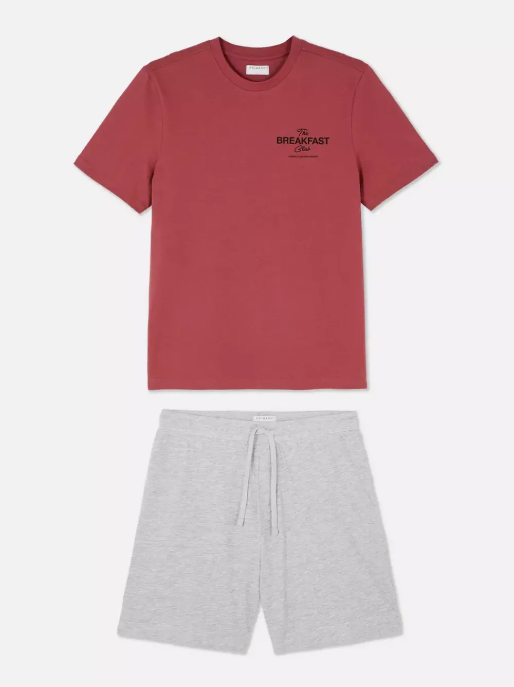 Primark Piżamy<Krótka piżama z napisem Breakfast Club