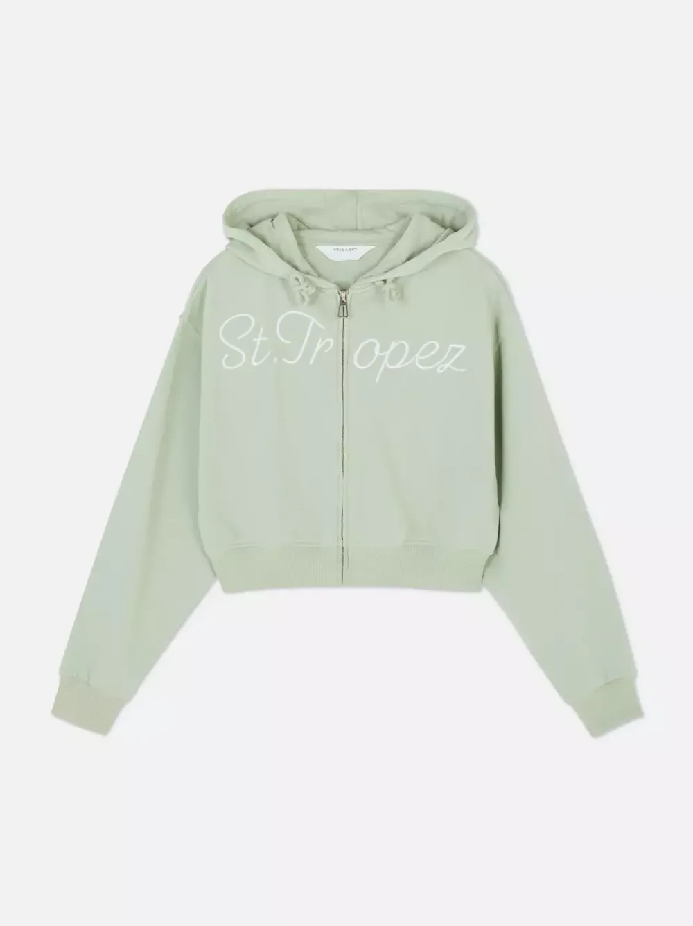 Primark Bluzy|Odzież Domowa I Na Siłownię<Krótka rozpinana bluza z kapturem i nadrukiem