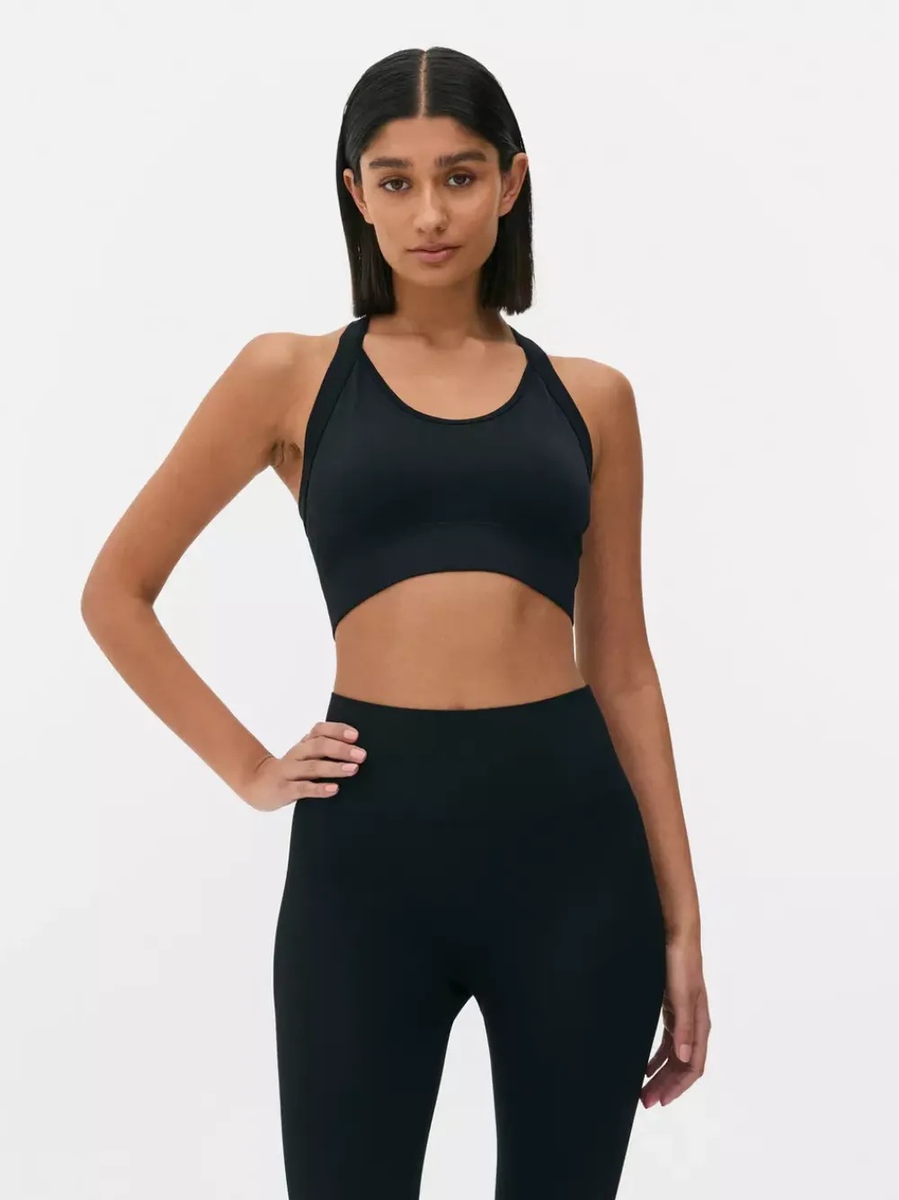 Primark Odzież Domowa I Na Siłownię|Topy I T-Shirty<Krótki bezszwowy top na siłownię