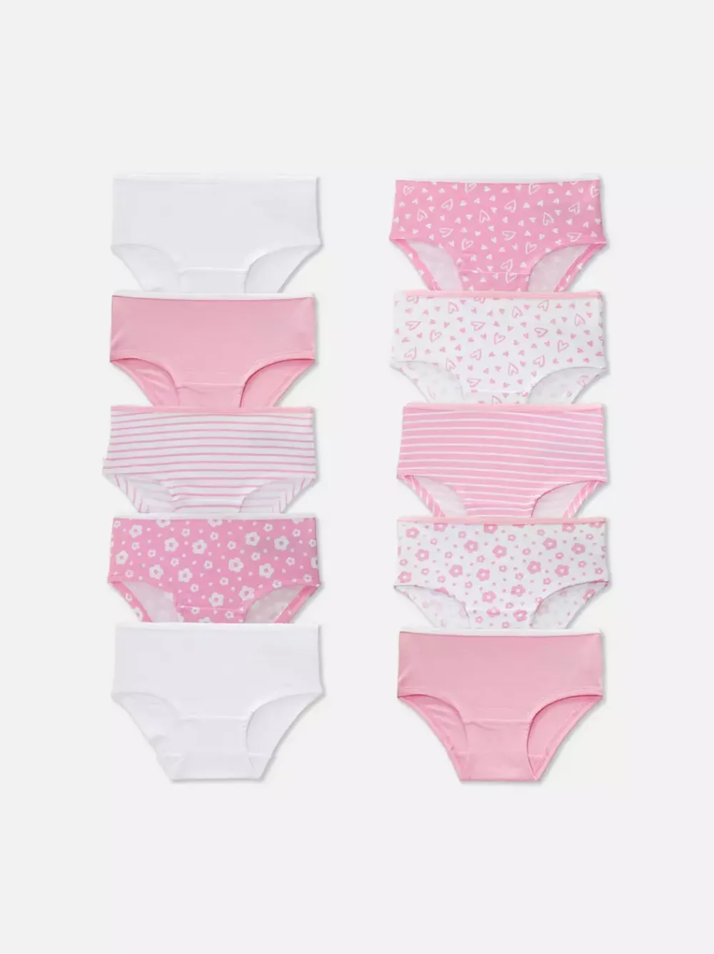 Dzieci Primark Bielizna<Krótkie figi w różne wzory, 10 par