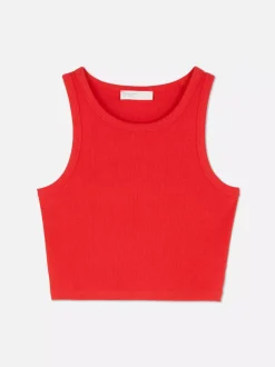 Primark Topy I T-Shirty<Krótki prążkowany top w stylu bokserki