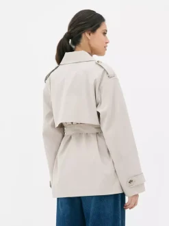 Primark Płaszcze I Kurtki<Krótki prochowiec z paskiem