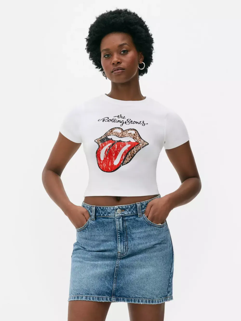 Primark Topy I T-Shirty<Krótki T-shirt The Rolling Stones