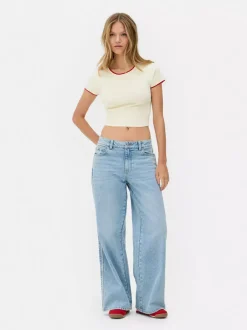 Primark Topy I T-Shirty<Krótki T-shirt w paski
