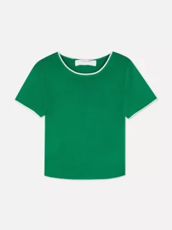 Primark Topy I T-Shirty<Krótki T-shirt w paski