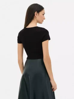 Primark Topy I T-Shirty<Krótki T-shirt w paski