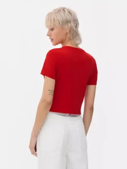 Primark Topy I T-Shirty<Krótki T-shirt z motywem Cherry Coke